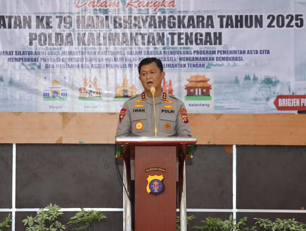 Polda Kalteng Gelar Silaturahmi Kamtibmas dan Doa Lintas Agama Sambut Hari Bhayangkara ke-79