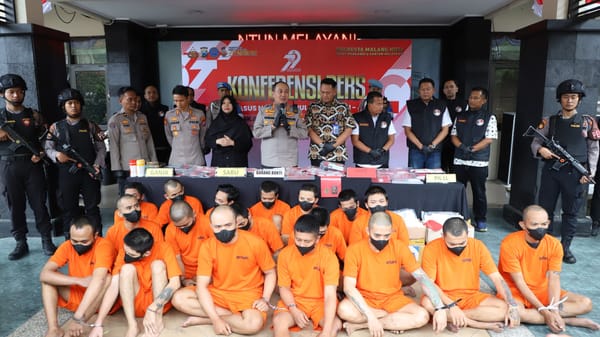 Narkoba Ancam Kota, Polresta Malang Bergerak Cepat Tangkap Ratusan Pelaku