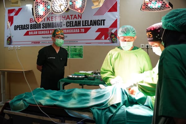 Bakti Kesehatan HUT Bhayangkara ke-79, Rumkit Bhayangkara Laksanakan Operasi Bibir Sumbing Gratis