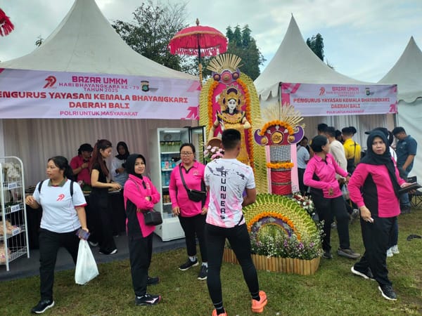 Semarak Jalan Sehat di Bali: 10 Ribu Peserta Ikuti Acara Polri, TNI & Masyarakat