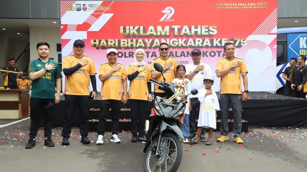 Polresta Malang Kota Lestarikan Budaya Lewat Jalan Sehat di Kayutangan