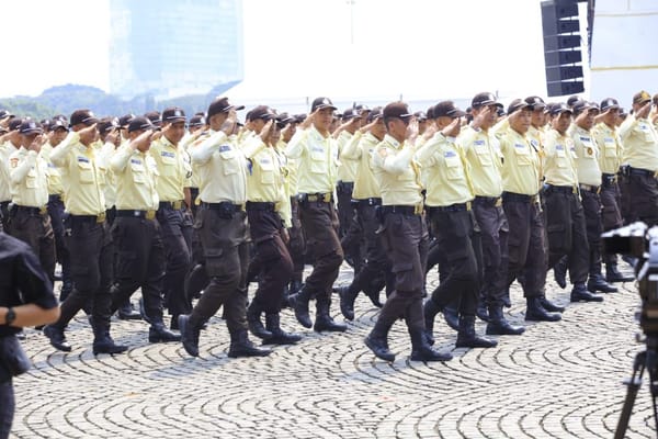Partisipasi Satpam dan Potmas Warnai Peringatan Hari Bhayangkara ke-79