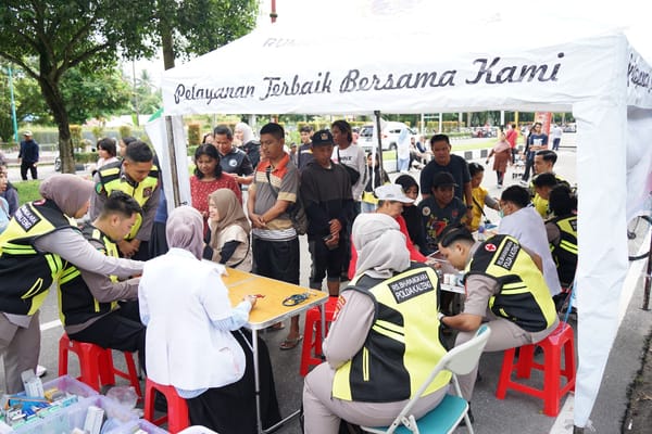 Sambut HUT Bhayangkara ke-79, Rumkit Bhayangkara Beri Layanan Kesehatan Gratis di CFD