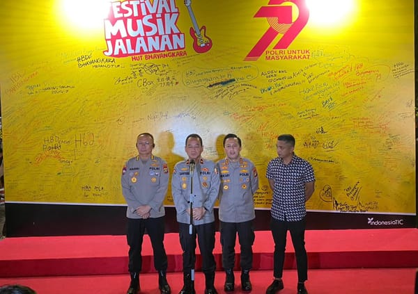 Polri Rayakan Hari Bhayangkara ke-79 dengan Festival Musik Jalanan, Dorong Aspirasi Lewat Nada