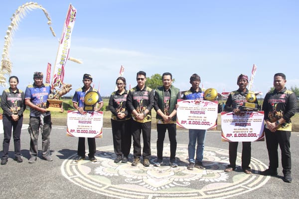 Polda Bali Rayakan HUT Bhayangkara ke-79 dengan Lomba Tradisional Makepung