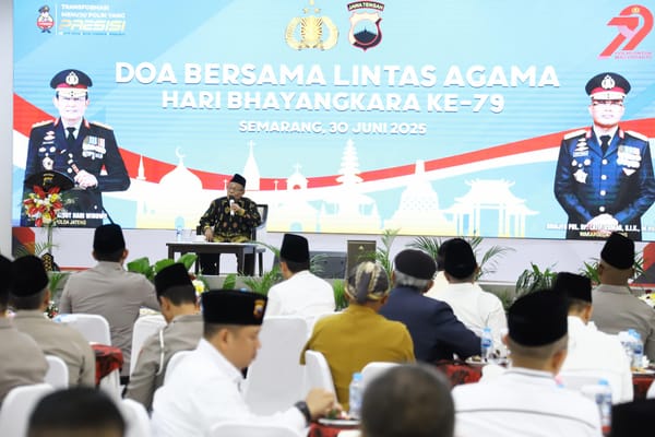 Polda Jateng Peringati HUT Bhayangkara dengan Doa Bersama Lintas Agama