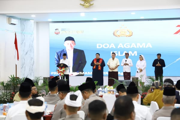 Doa Lintas Agama Warnai HUT Bhayangkara ke‑79 di Jawa Tengah