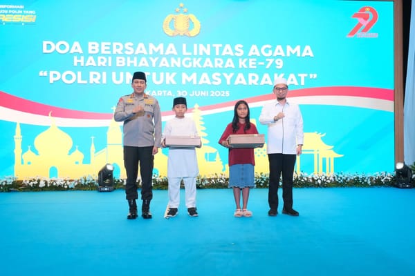 Polri Perkuat Toleransi, Gelar Doa Bersama Lintas Agama Jelang HUT Bhayangkara