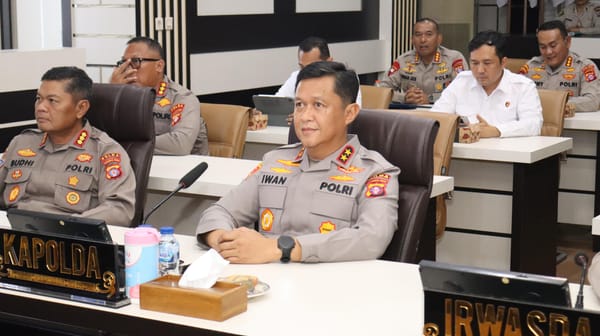 Hari Bhayangkara ke-79, Kapolda Kalteng Bersama Tokoh Agama Gelar Doa Bersama Virtual