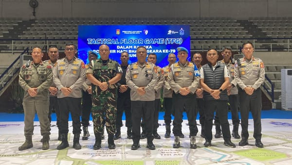Polri Gelar Tactical Floor Game, 5.800 Personel Disiapkan Amankan Monas saat HUT Bhayangkara