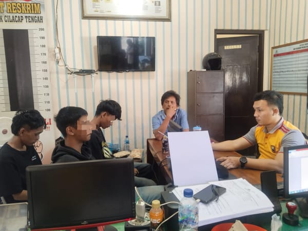 Gagal Tawuran, Remaja dan Celurit Panjang Diamankan Polisi di Cilacap