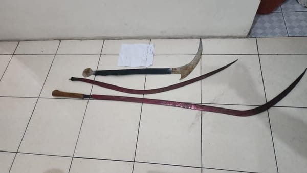 Polisi Amankan 6 Remaja Bersajam di Kawasan Cengkalsewu Pati