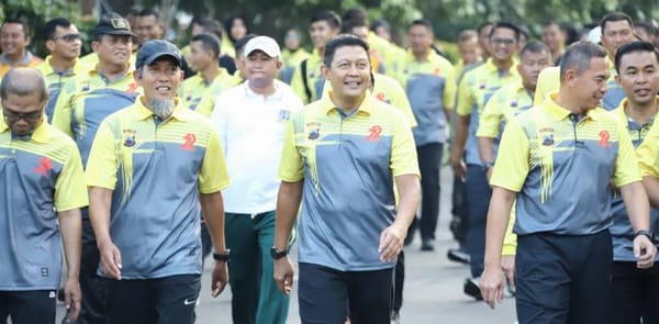 Sambut Hari Bhayangkara ke-79, Polda Jateng Gelar Olahraga Bersama dengan Ribuan Peserta