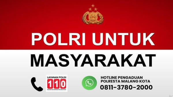 Siaga Penuh, Polresta Malang Kota Hadirkan Layanan Hotline Bebas Pulsa 24 Jam