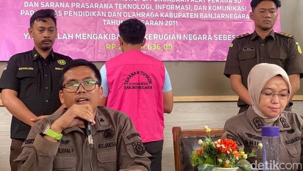 Setelah 11 Tahun Buron, Terpidana Korupsi Alat Peraga SD Banjarnegara Diringkus