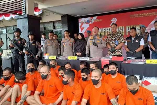 Polresta Malang Kota Tangkap 137 Tersangka Narkoba, Terungkap Modus Baru Sasar Mahasiswa
