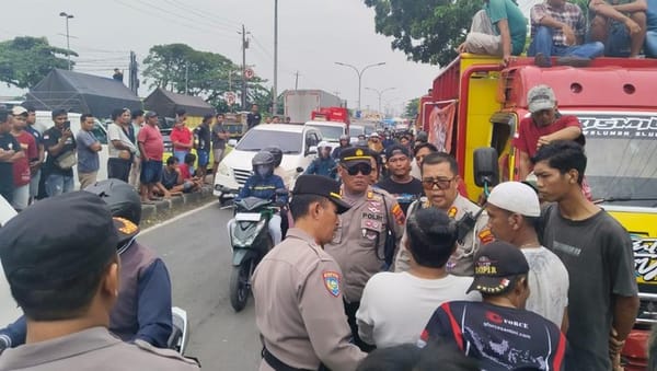 Aksi Mogok Sopir Truk, Polda Jateng Turun Langsung Pastikan Keamanan dan Ketertiban