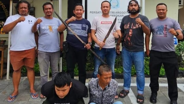 Preman Bersamurai Palak Sopir Truk di Semarang, Ditangkap Polisi