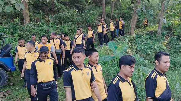 Angkat Potensi Wisata, Polres Grobogan Ajak Warga Jalan Sehat di Jatipohon