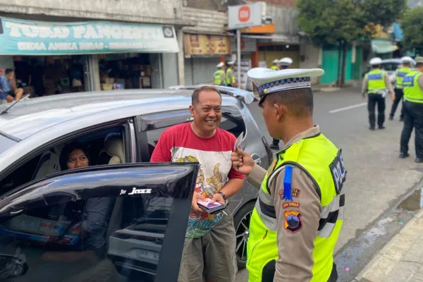 2.071 Pengendara Terjaring Operasi Patuh Candi di Banyumas