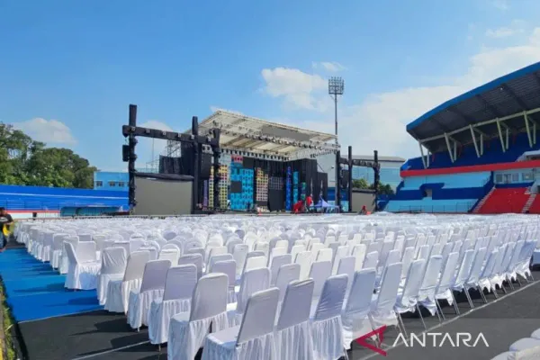 Ratusan Personel Gabungan Diterjunkan Amankan Ceramah Dr Zakir Naik di Stadion Gajayana Malang