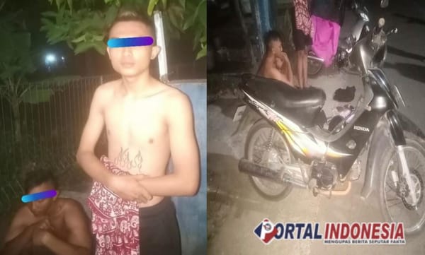 Kepergok Curi Sepeda Motor, Dua Remaja di Banyumas Ditangkap Warga