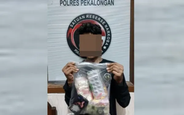 Polres Pekalongan Tangkap Pengedar Obat Terlarang Disita Ribuan Pil Siap Edar