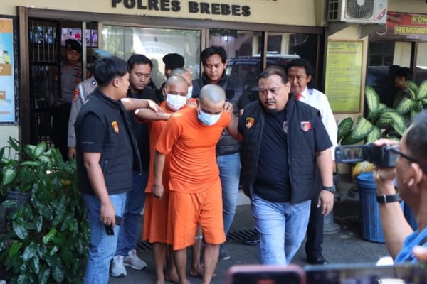 Komplotan Pencuri Baterai Tower Dibekuk Satreskrim Polres Brebes