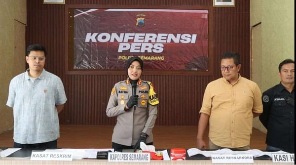 Tindak Tegas Narkotika, Polres Semarang Ringkus 4 Tersangka