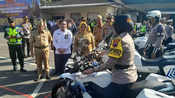 Cegah Fatalitas di Jalan Raya, Polres Semarang Laksanakan Operasi Patuh Candi 2025