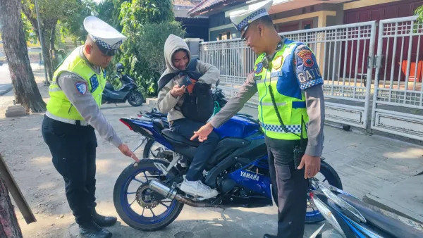 Tegakkan Disiplin, Satlantas Grobogan Tindak Ribuan Pelanggar Lalu Lintas