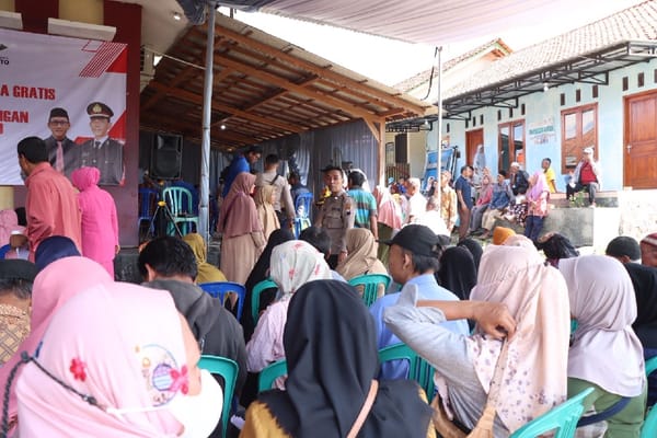 Polresta Banyumas Rayakan HUT Bhayangkara dengan Pemeriksaan Mata Gratis