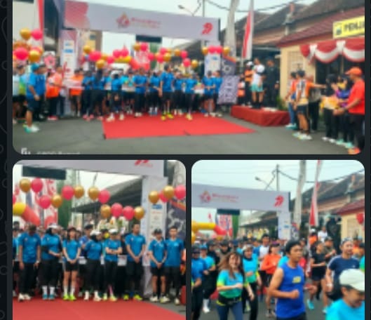 Kapolres Magelang Kota Lepas Bhayangkara Fun Run 2025, Ajak Masyarakat Hidup Sehat