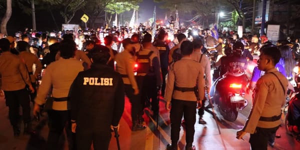 Polres Rembang Kerahkan Kekuatan Penuh, Konvoi Simpatisan PSHT Diputar Balik