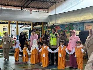 Mendekatkan Diri ke Pelajar, Sat Lantas Banyumas Laksanakan Program 'Polisi Sahabat Anak'