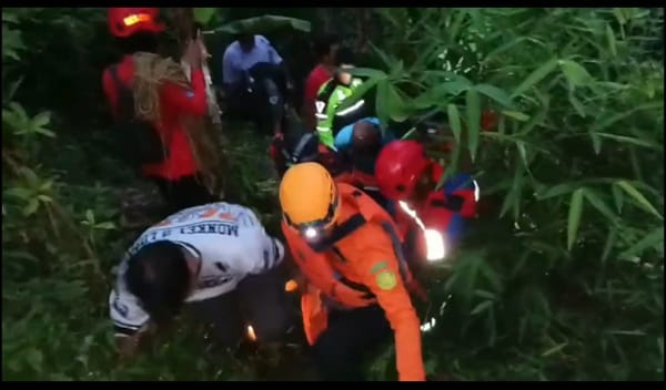 Dini Hari di Banyumas: Pasutri Tewas Usai Dugaan Mengantuk dan Terjatuh ke Jurang