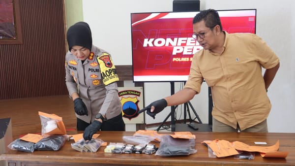 Tertangkap Saat Transaksi, 4 Pelaku Narkoba Dibekuk Polres Semarang