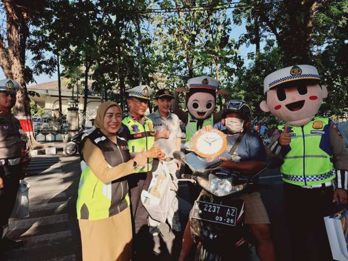 Ribuan Pelanggaran Terjaring di Grobogan, Pelanggar Tanpa Helm Jadi Mayoritas