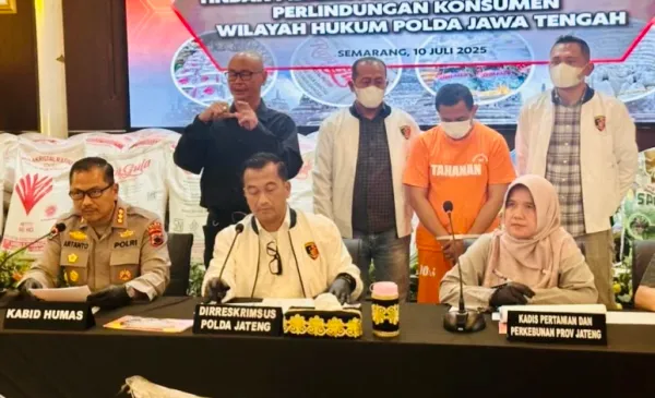Polda Jateng Ungkap Praktik Gula Campuran Ilegal di Banyumas, Ratusan Karung Disita