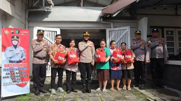Hari Bhayangkara ke-79, Polres Magelang Kota Jalin Sinergi Bersama Warga