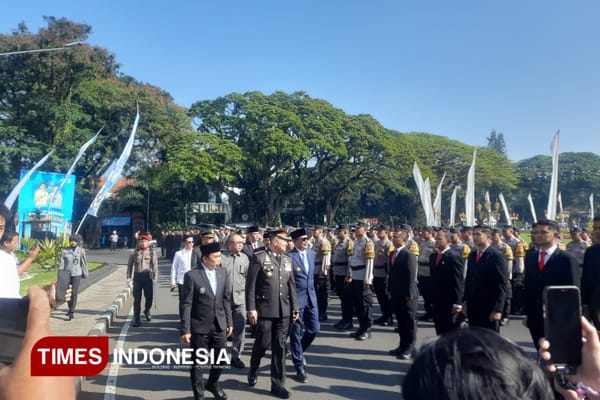 Polresta Malang Kota Gelar Upacara Bhayangkara, Fokus Perkuat Sinergi dan Kepercayaan Masyarakat