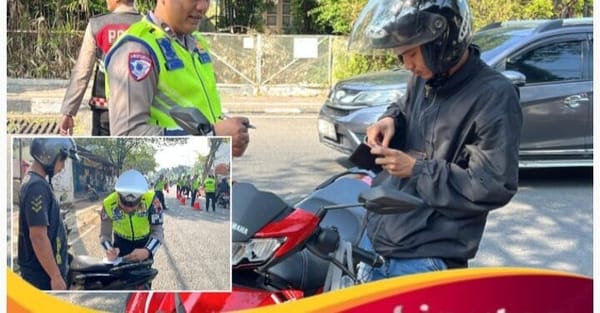 Polda Jateng Jalankan Penilangan Selektif dalam Operasi Patuh Candi 2025