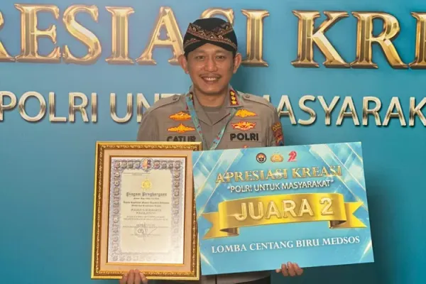 Makin Digital, Polresta Surakarta Raih Prestasi di Lomba Akun Centang Biru Polri