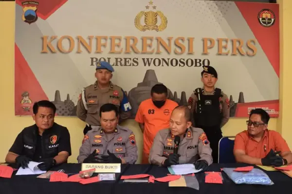 Wartawan Gadungan di Wonosobo Ditangkap Satreskrim Usai Memeras Kepala Desa Kaliwiro