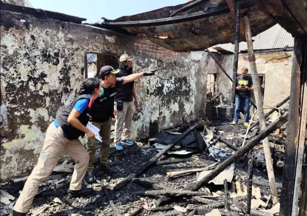 Kebakaran Maut di Semarang, Lima Korban Tewas, Labfor Polda Jateng Masih Selidiki Penyebab