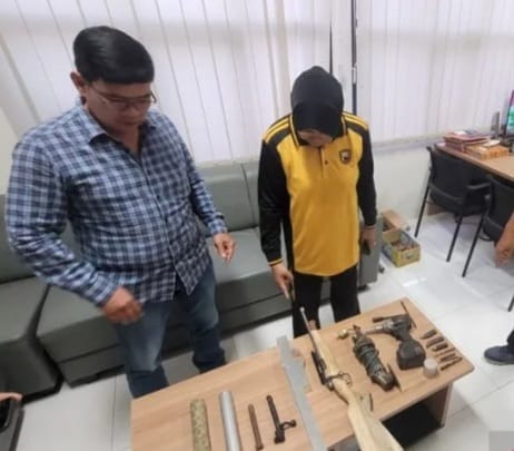 Pemilik Bengkel Bubut di Banyumas Ditangkap, Diduga Produksi Senpira