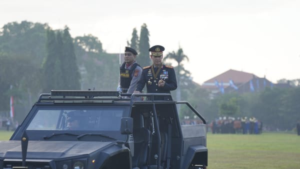 Kapolda Bali Pimpin Upacara Peringatan Hari Bhayangkara ke-79