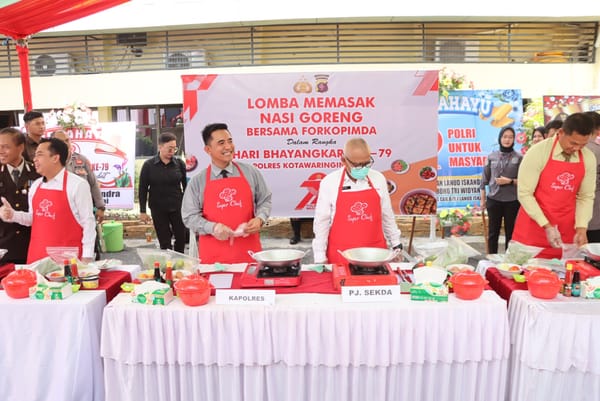 Polres Kotim Gelar Lomba Masak bersama Forkopimda dalam Rangka HUT Bhayangkara ke-79 Tahun 2025
