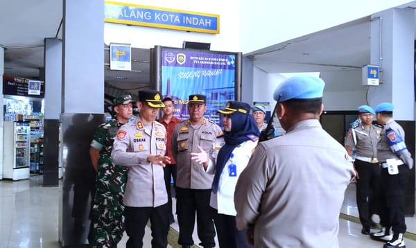 Peduli Keamanan dan Kenyamanan Wakapolresta Sambangi Terminal Arjosari