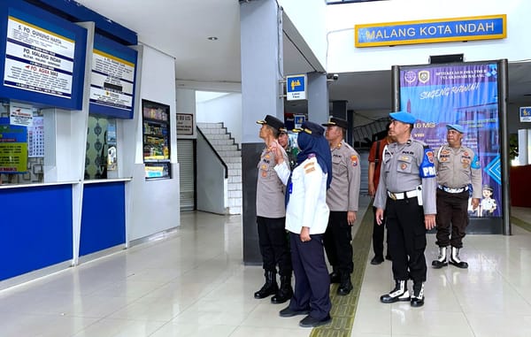 Ngobrol Santai Wakapolresta Malang Kota Dapatkan Masukan dari Warga Terminal